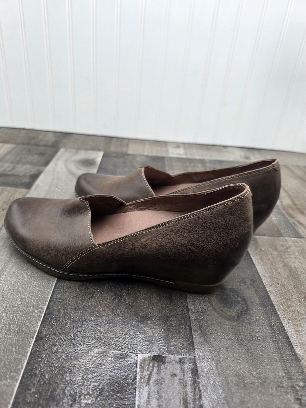 Dansko Classic Brown Women's Slip-On Wedge